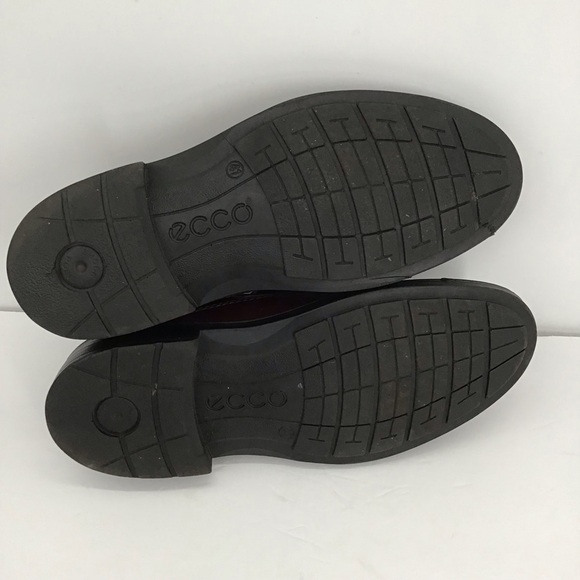 ECCO Men’s Lisbon Apron Leather Slip-On Shoe Loafer Brown Size 41EU - 7 -7.5 US - Picture 8 of 9